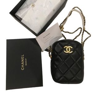 Chanel makeup bag